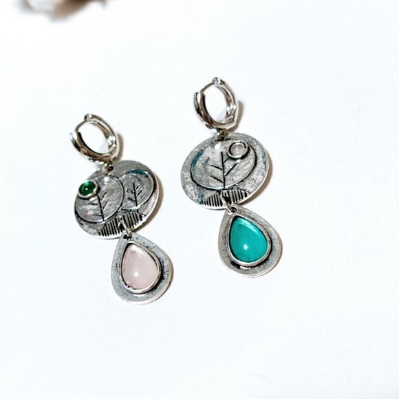 Boho statement earrings N315 - Picture 3 of 4